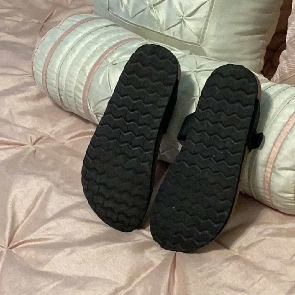 Cork foot bed, sandals size 7